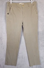 Duck Camp Brush Pants Mens 40T 39x31.5 Khaki Cordura Stretch Canvas Straight Leg