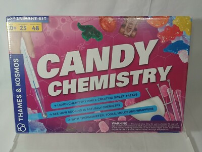 Thames & Kosmos Candy Chemistry | Science Kit | Rock Candy Chocolates Gummy B.