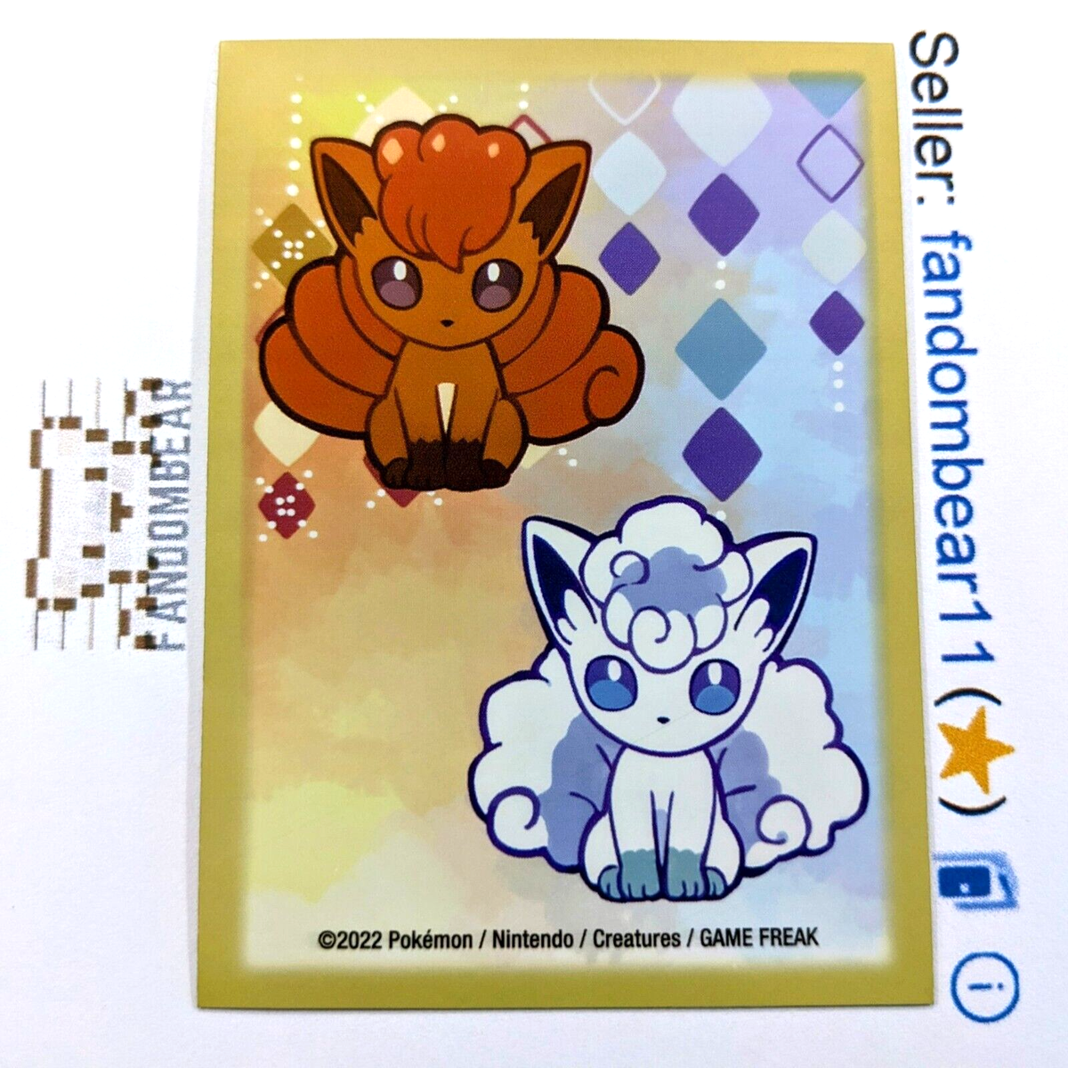 2022 Vulpix Seasons Individual Card Sleeve Pokemon Center Original x1