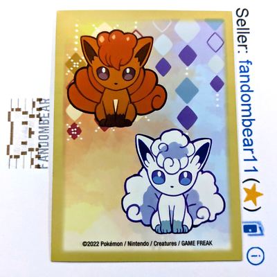 2022 Vulpix Seasons Individual Card Sleeve Pokemon Center Original x1 | eBay