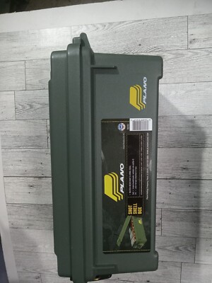 Plano 1212-02 Element-Proof Field/Ammo Box Shot Shell Box. Green  0425 New NWT