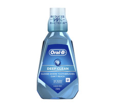 2X 250ML Oral-B DEEP CLEAN Mouthwash Clean Mint For Refreshing Breath DHL EXPRES