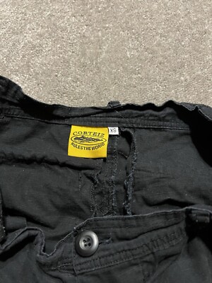 Corteiz Cargo Pants Mens XS SPECIAL EDITION GUERILLAZ Yellow Black