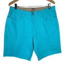 9.5 Inseam Stretch Flat Front Shorts 