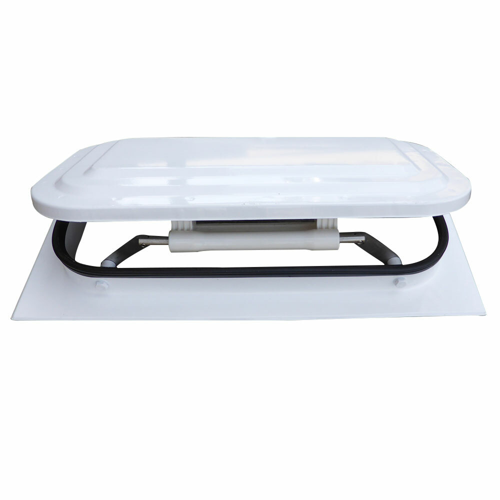 NEW Large White Horse Float Roof Air Vent Pop Up Push Roof Trailer