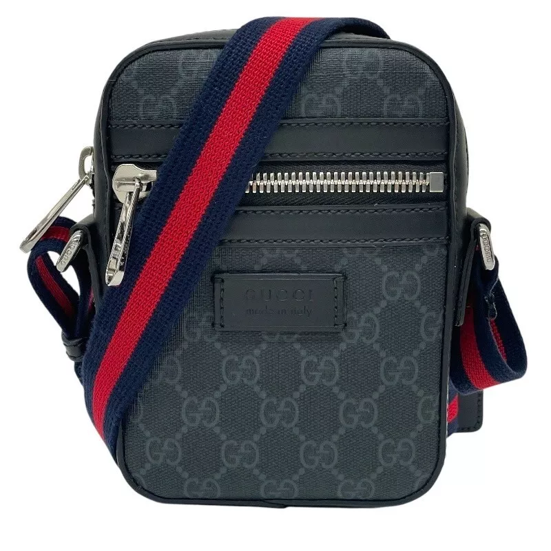 Gucci GG Supreme 682357 Sac à Bandoulière Homme Pochette Sherry Line Toile Cuir
