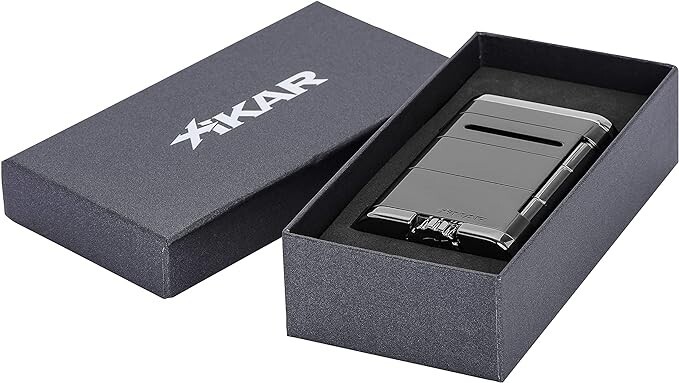 XIKAR Allume Triple Jet Tabletop Lighter, Gunmetal
