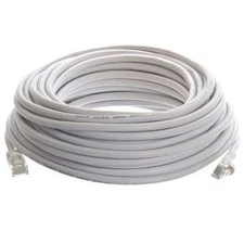 10 x 100 FT RJ45 Cat5 Ethernet LAN Network White Cable