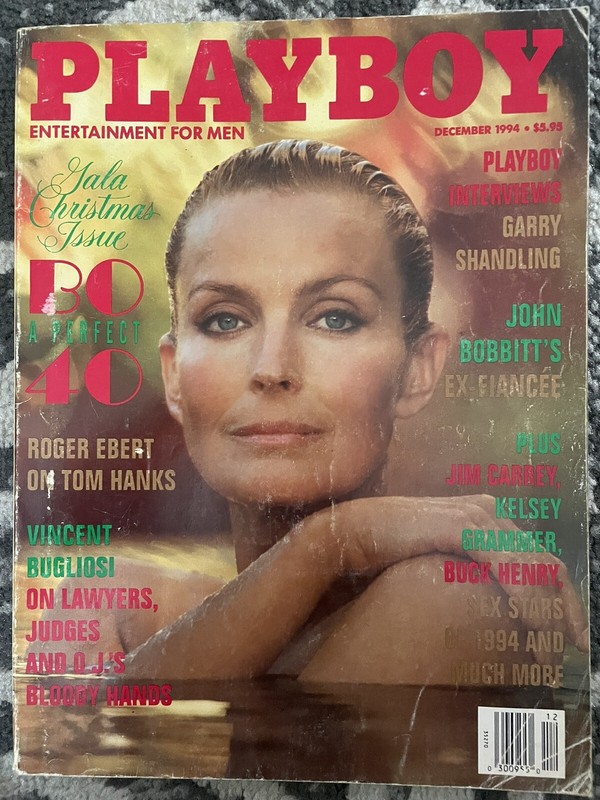 Playboy  December  1994 ￼BO DEREK tom hanks garry shandling jim carrey