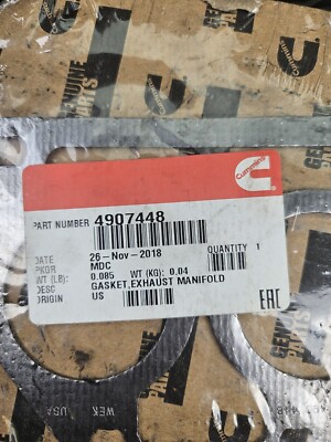 CUMMINS 4907448 OEM EXHAUST MANIFOLD GASKET FREE SHIPPING | eBay