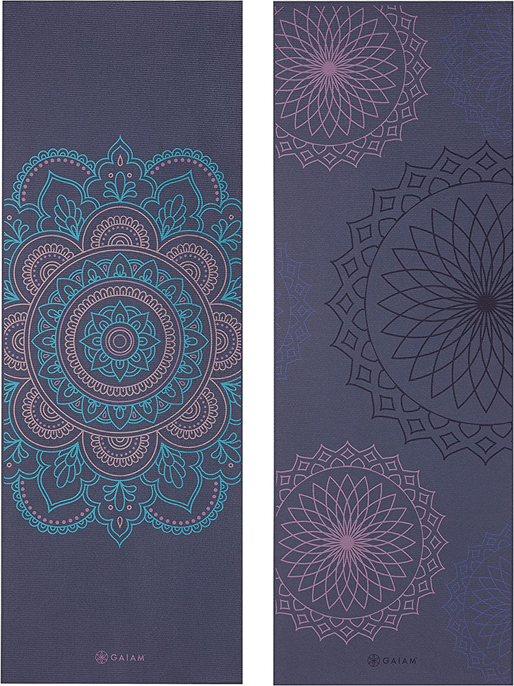 Premium 6mm Reversible Non-Slip Yoga Mat for Exercise & Fitness