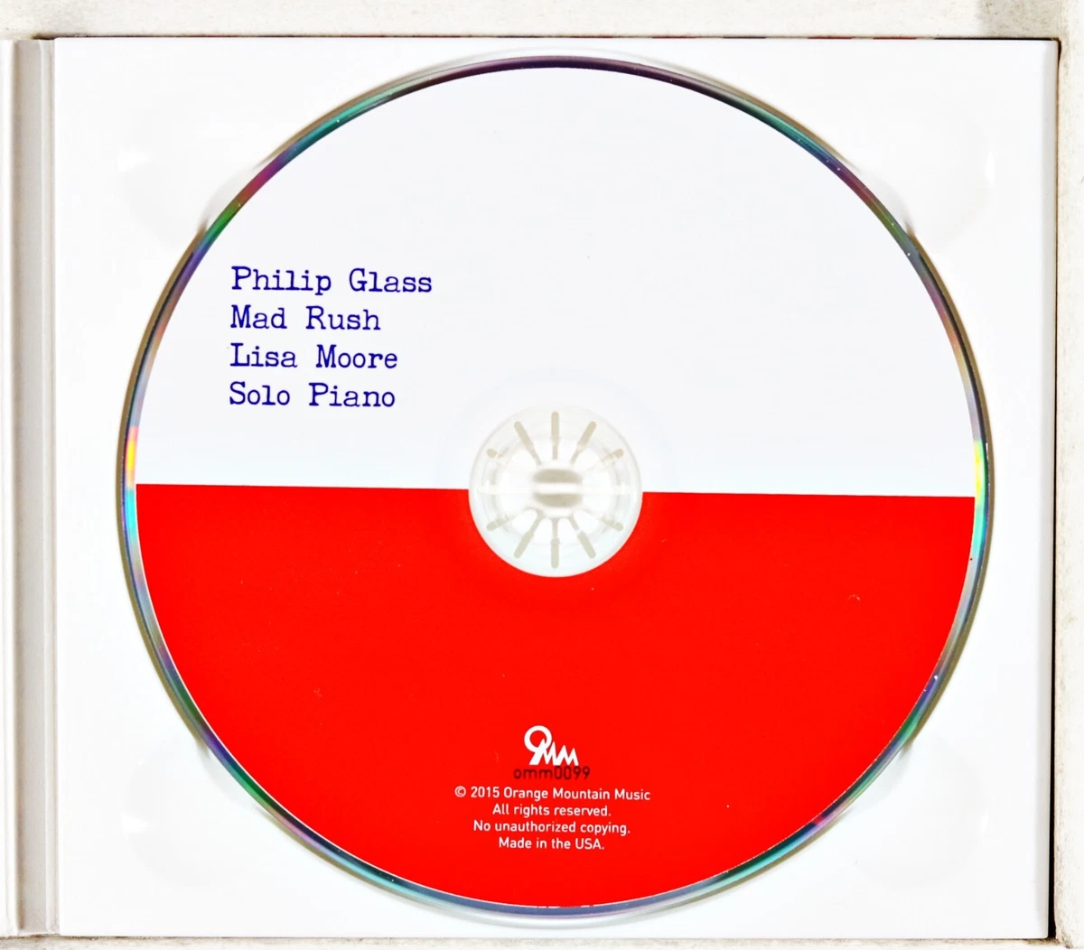 Lisa Moore - Philip Glass: Mad Rush (CD 2015)