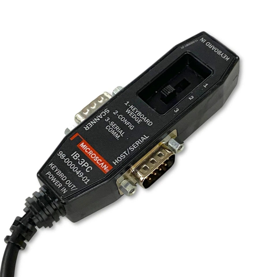Microscan IB-3PC Scanner Interface Box FIS-0001-0109G 98-000049-01 Made in USA - Image 3 of 4