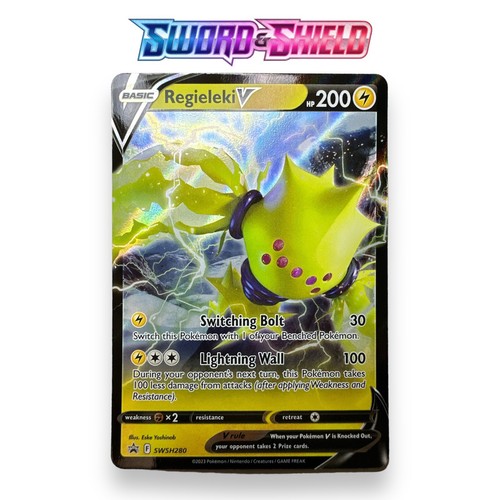 Regieleki V SWSH280 Black Star Promo Pokemon TCG