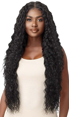 OUTRE SYNTHETIC MELTED HAIRLINE HD LACE FRONT WIG - KALLARA - 第 4/18 張圖片