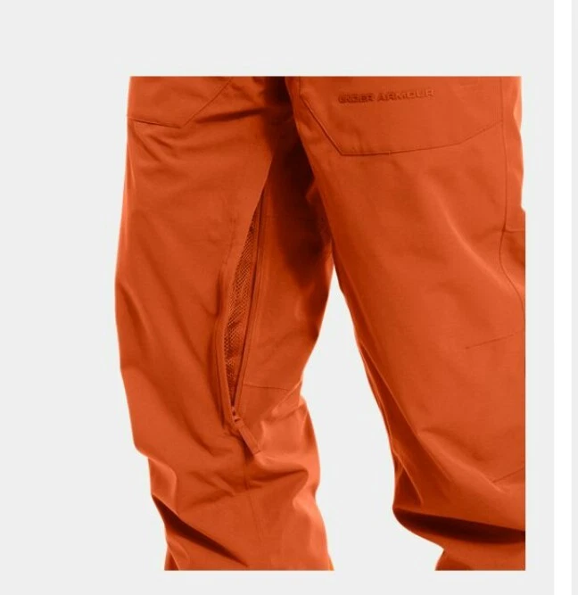 UNDER ARMOUR COLDGEAR INFARED HATCHER SKI PANTS ORANGE 1238416 851 XXL 2XL NWT - Image 4 of 4