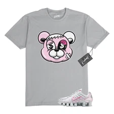 Shox TL Metallic Platinum Pink Foam White Pinksicle T Shirt to Match STITCH
