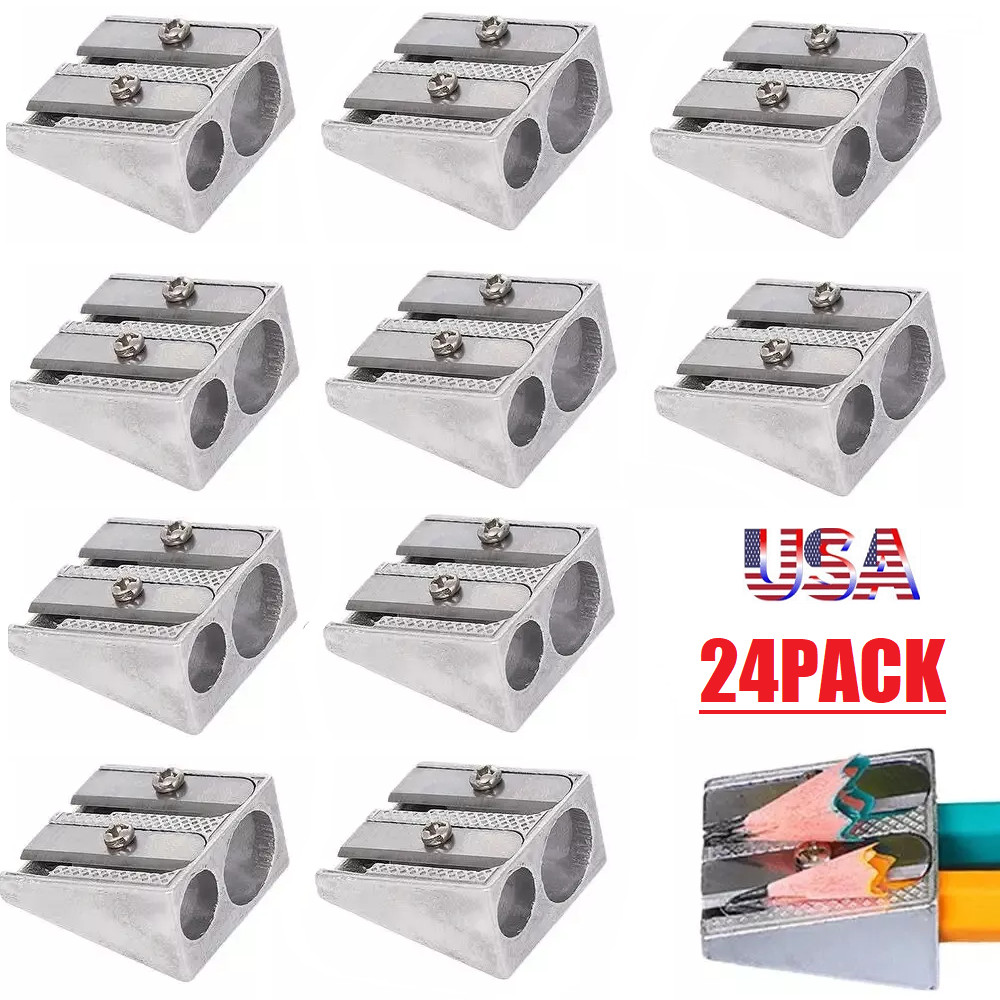 Sharpener Survival Double Hole Metal Pencil Sharpener Usa