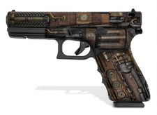 Glock 20SF / Glock 21SF Decal Grip - Steampunk