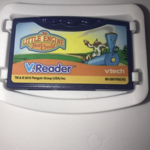VTECH ANIMATED E-BOOK SYSTEM V. READER AGES 3-5 THE LITTLE ENGINE LOT OF 4 - Picture 2 of 8