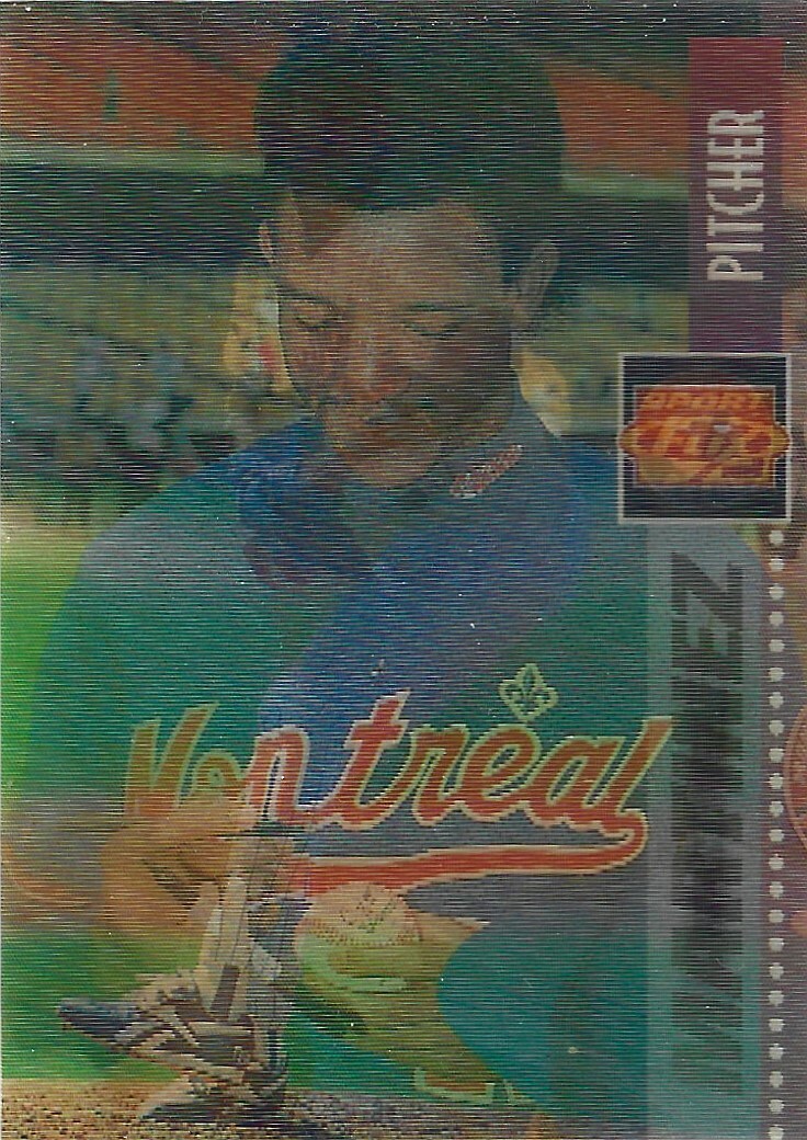 1995 Pinnacle Sport Flix #99 Pedro Martinez card, Boston Red Sox