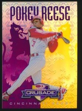 1998 Donruss Crusade Purple #64 Pokey Reese 077/100 Cincinnati Reds