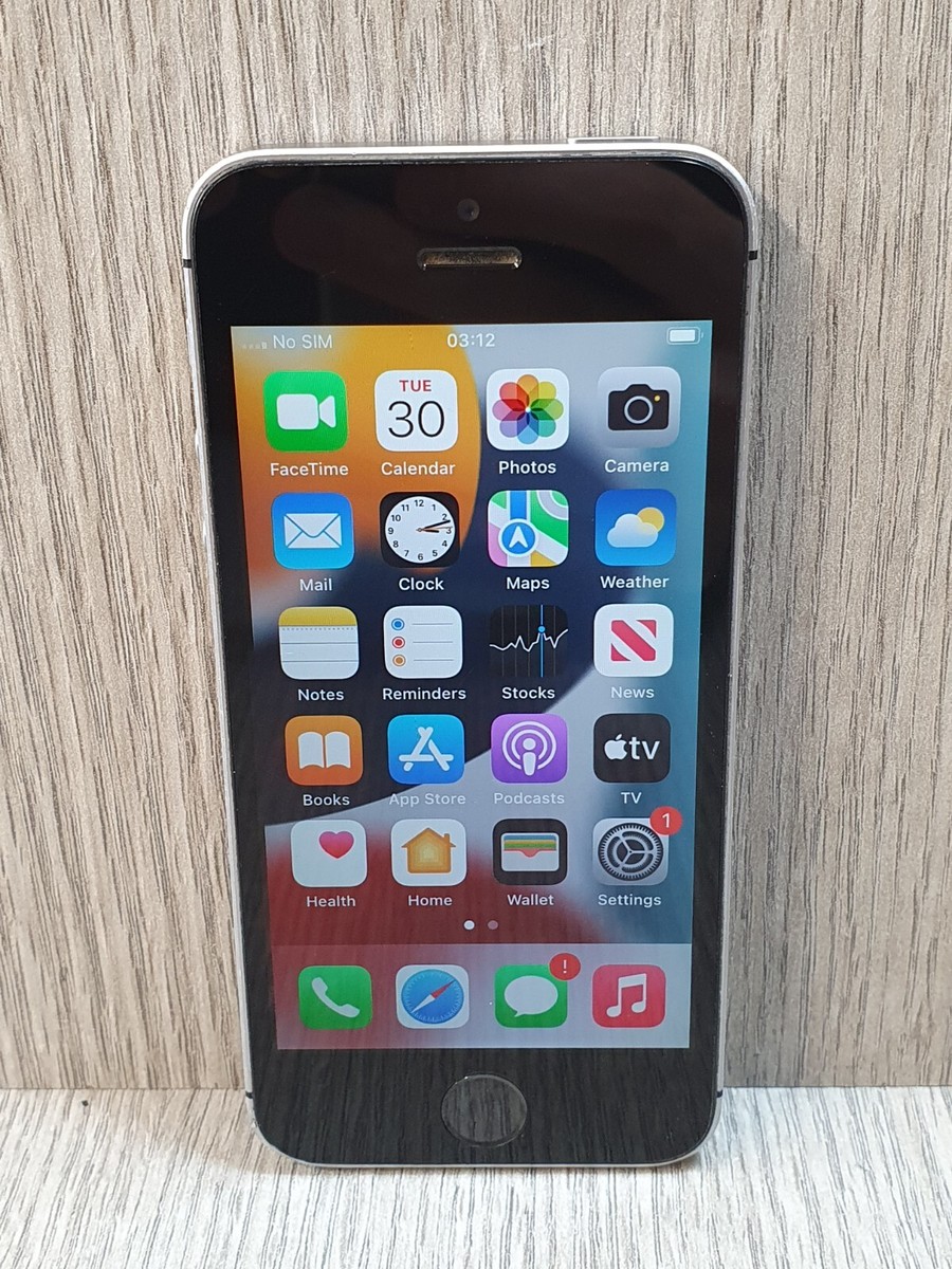 A1723 Apple iPhone SE 32GB Space Grey (Black Front) Unlocked Grade