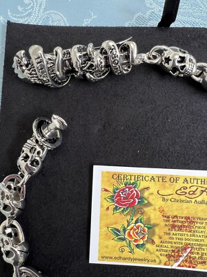 Wallet Chain skull head stainless steel ed hardy authentic man and