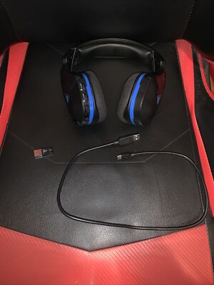 Turtle Beach Stealth 600 Black and Blue Headband Headsets for Multi-Platform.