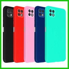 Cover per Samsung Galaxy A22 5G in Silicone Custodia Protezione Pellicola Vetro