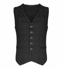 New Brocade Men's Vest Waistcoat Gothic Steampunk Victorian/Western-Reenactment