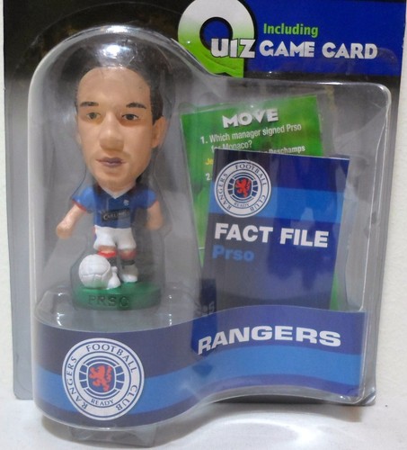 PRO STARS CORINTHIAN 2005 GLASGOW RANGERS DADO PRSO FIGURINE MOSC NEW RARE - Picture 3 of 12