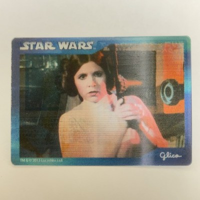 STAR WARS Princess Leia Oragana Glico TM & 2013 Lucasfilm Ltd Japanese 3D Card