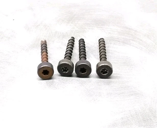 1988-1994 OBS CHEVY GMC C/K 1500 2500 camión tablero bisel tornillos (juego de 4) fabricante original Foto 2 de 4