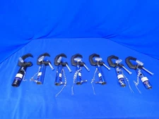 Matthews 429619 Pipe Clamp, Jr QTY 7 Total (6 Chrome, 1 Black)