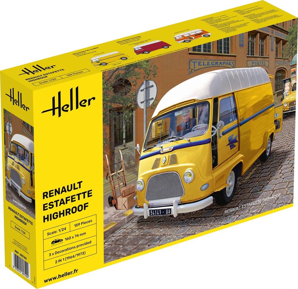 Bright 80740 - 1:24 Renault Estafette High Roof - New