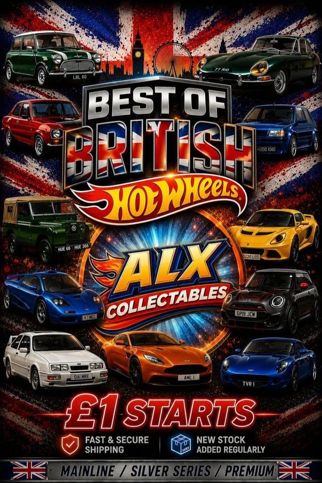 HOT WHEELS BEST OF BRITISH - MAINLINES / SILVER SERIES / PREMIUMS