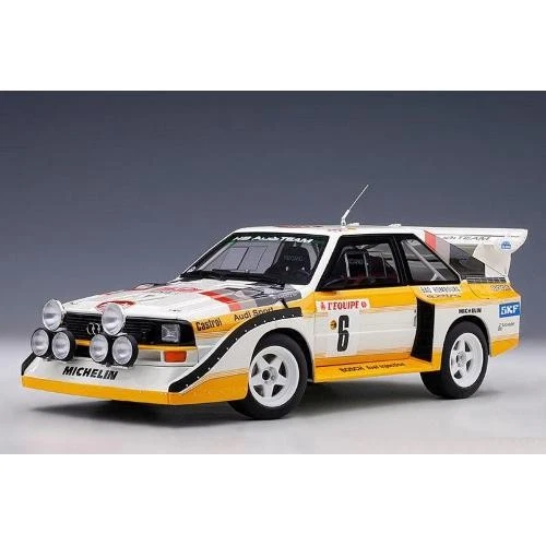 1:18 AUTOART Audi Quattro Sport S1 #6 Rally Montecarlo 1986 Mikkola AA88602 - Immagine 2 di 4