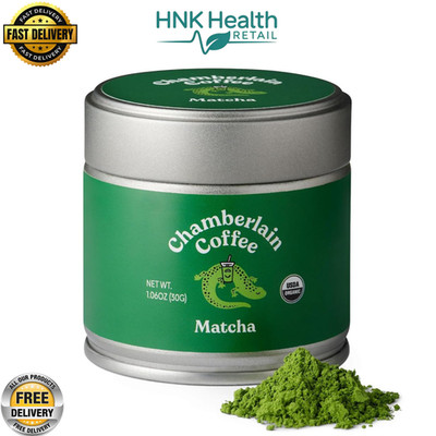Chamberlain Coffee Ceremonial Matcha Green Tea Powder, First Harvest   1.06 oz