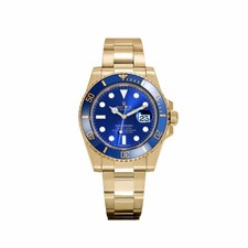 Rolex Rolex Submariner Date 116618LB Yellow Gold Blue Dial