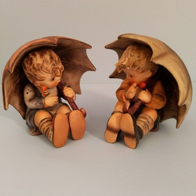 Goebel Hummel TMK-5 Umbrella Boy #152A and Girl #152B 5'' (No Box) *PLEASE READ *