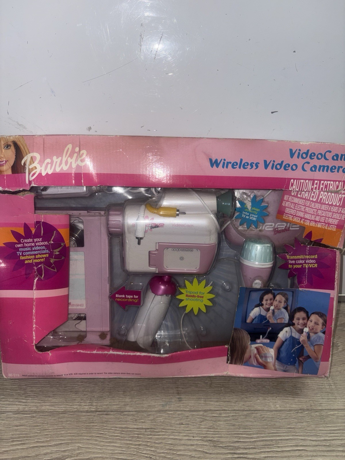 New Open Box Barbie VideoCam Wireless Video Camera Play Set 