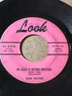 DON WAYNE Look POOR LITTLE JIMMY / MY HEART IS GETTING IMPATIENT VG-/VG LISTEN