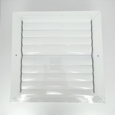 Grille Tech Inc Ceiling Mount 2-Way MS 10x10  White Curved Blade CL2M1010 SEALED