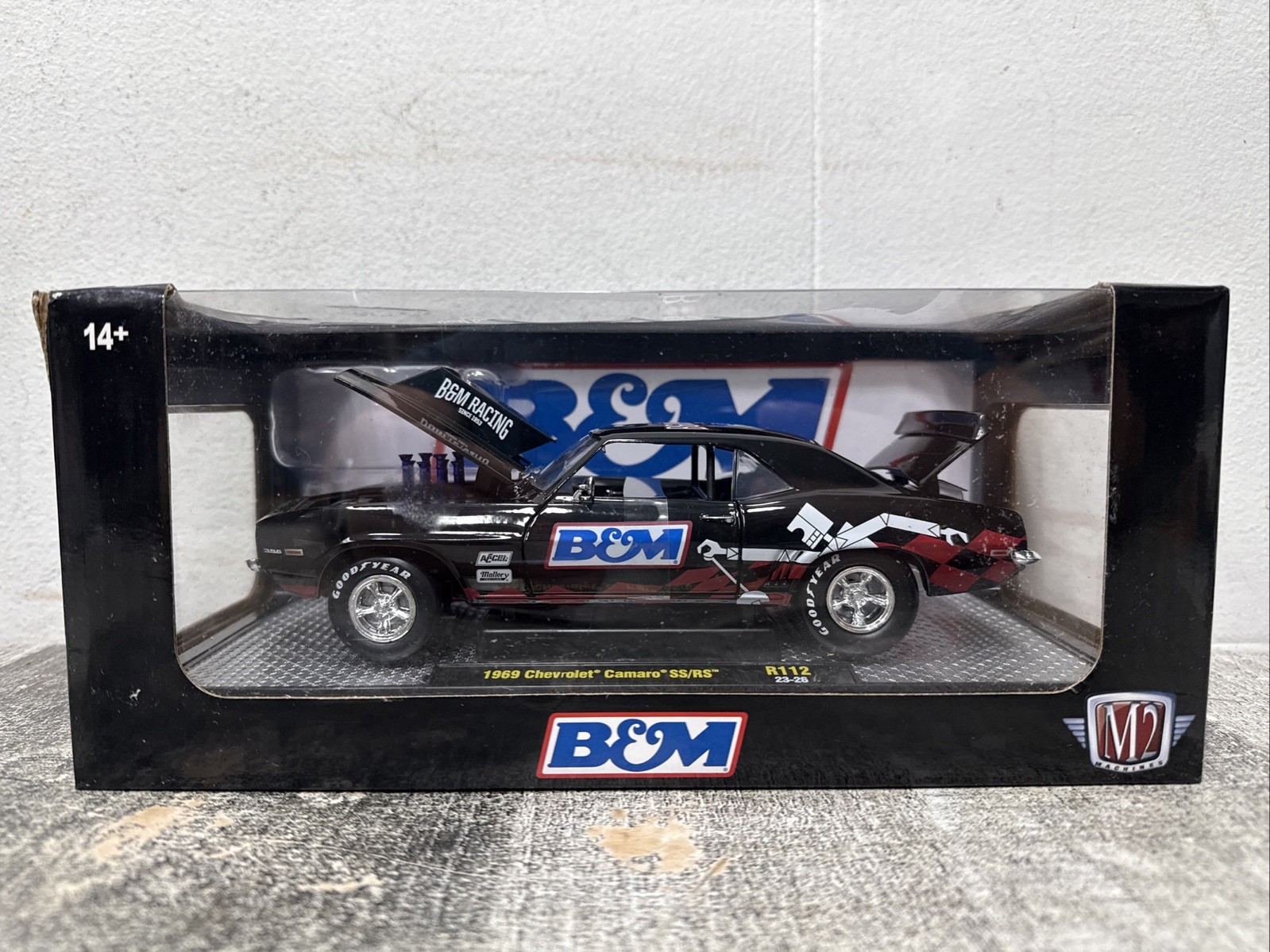 B&m Racing Rc Car M2 Machines 2024 B&M Racing 1969 Chevrolet Camaro SS/RS #R112 1:24 ...