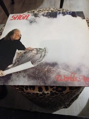 Disc Saga Album ''Worlds Apart'' Polydor Vinyl LP Rock 33T 1981