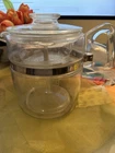 Vintage Pyrex Flameware Model 7759 (9 cup) Percolator Coffee Pot (complete)