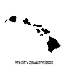 Hawaiian Islands Vinyl Decal Sticker Car Window Laptop Choose Size Color