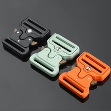 2Pcs Zinc Alloy Quick Side Release Buckle, 32mm Belt Buckles