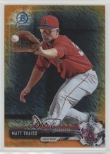 2017 Bowman Chrome Prospects Orange Shimmer Refractor 18/25 Matt Thaiss 1s4u